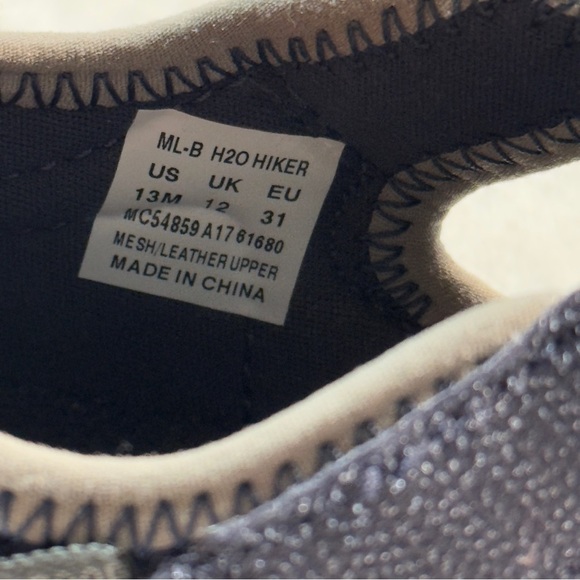 Merrell Kid's Hydro H2O Hiker Sandal Sport Little Kid Size 13 Navy/Lime - Picture 7 of 7